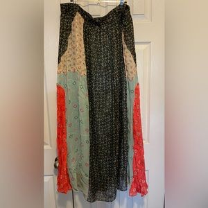Chiffon maxi metallic Pattern Mix